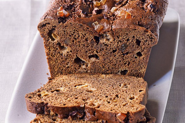 Ginger Loaf Cake Recipe with Rhubarb