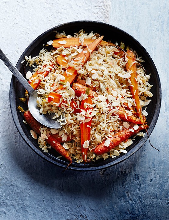 Carrot Rice Recipe with Cardamom