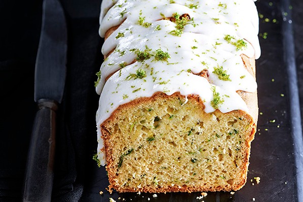 Courgette Loaf Cake With Avocado and Lime