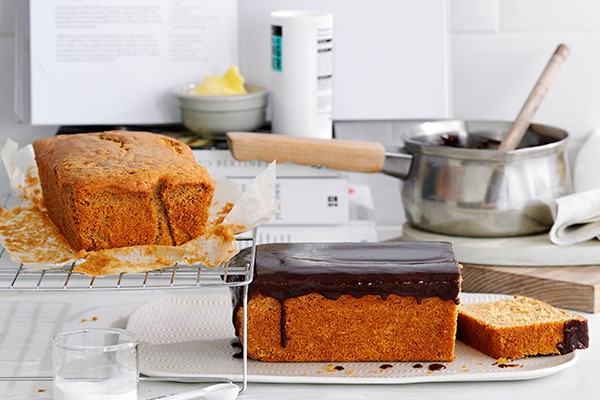 Coffee Loaf Cake Recipe with Chocolate Coffee Frosting
