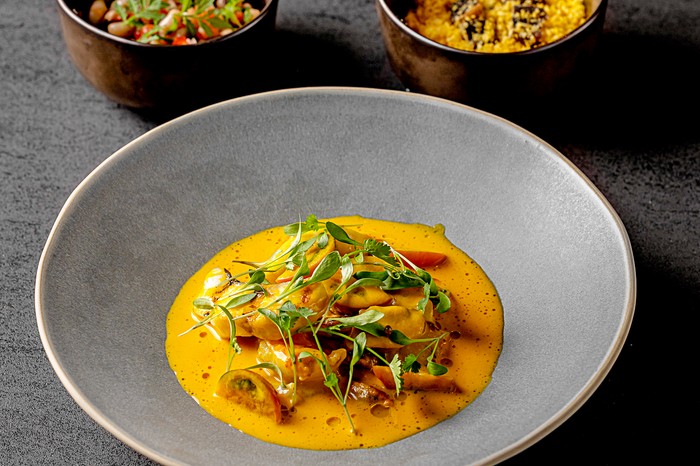 Bossa Seafood moqueca, a dish served at authentic Brazilian restaurant Bossa