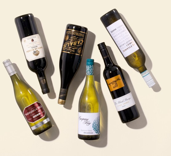 Laithwaites wine subscription Six wine bottles Laithwaites