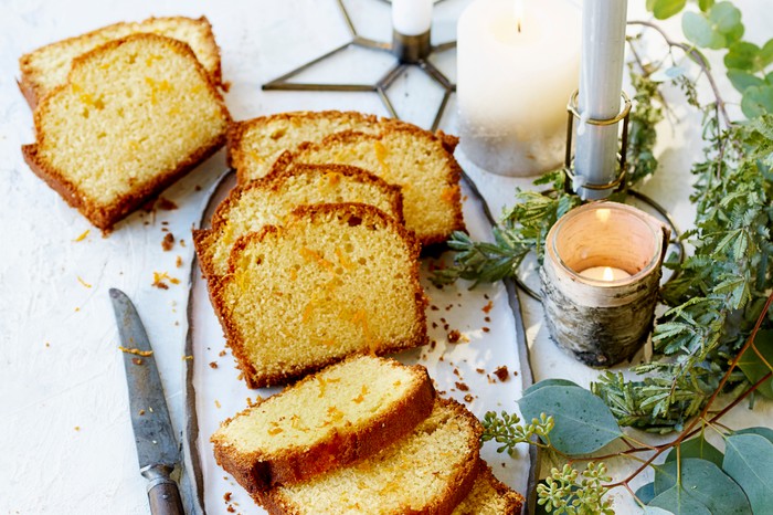 Clementine drizzle loaf recipe