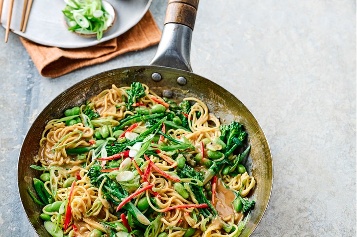 Szechuan Peanut Sauce with Egg Noodles