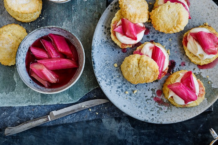 Rhubarb Shortcakes Recipe